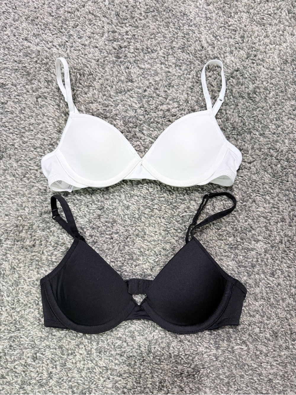 Everyday T-Shirt Bra - White and Black